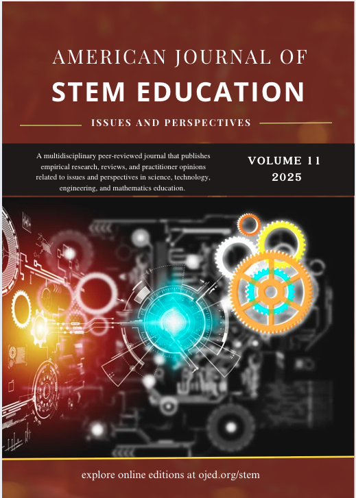 					View Vol. 11 (2025): American Journal of STEM Education: Issues and Perspectives
				