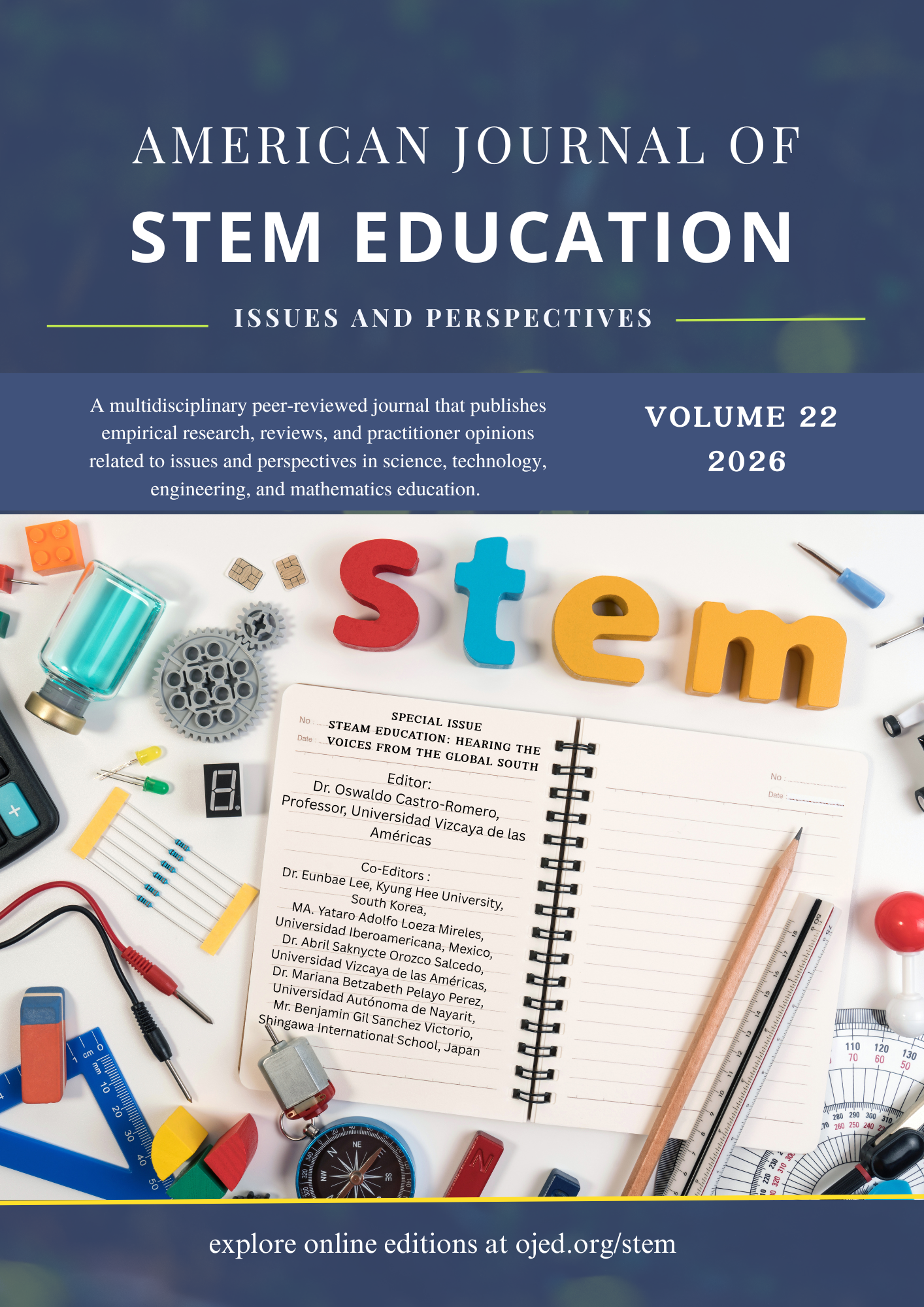 					View Vol. 22 (2026): American Journal of STEM Education
				
