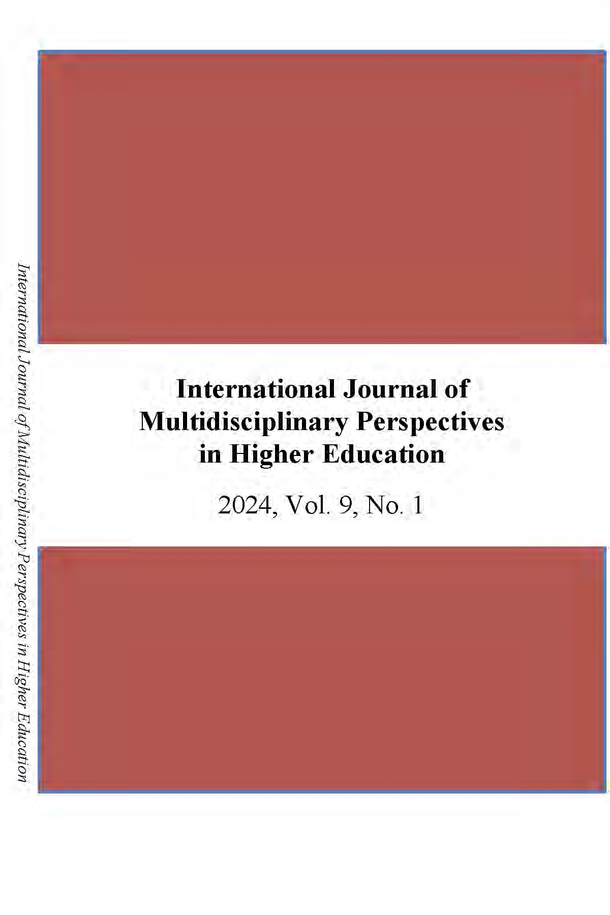 					View Vol. 9 No. 1 (2024): International Journal of Multidisciplinary Perspectives in Higher Education
				